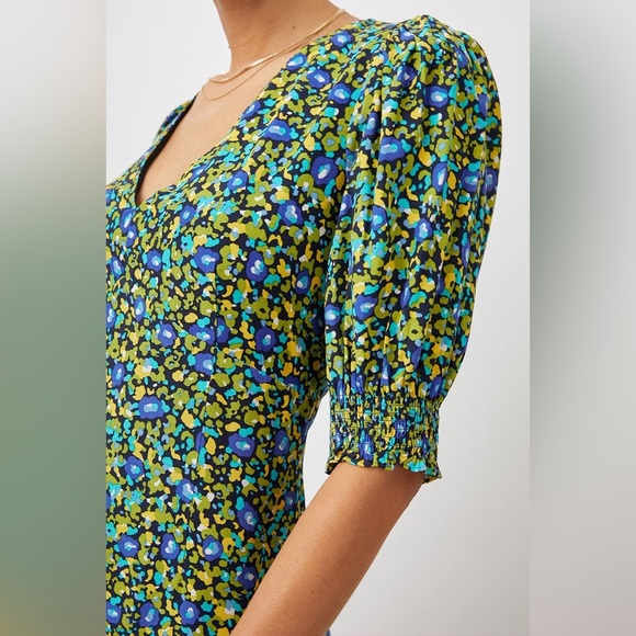 RAILS | Roma dress in abstract garden | size Medium - Picture 4 of 10